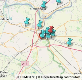 Mappa Via Gioacchino Rossini, 44124 Ferrara FE, Italia (5.42917)