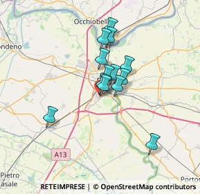 Mappa Via Gioacchino Rossini, 44124 Ferrara FE, Italia (4.92846)