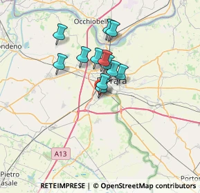 Mappa Via Gioacchino Rossini, 44124 Ferrara FE, Italia (4.88)