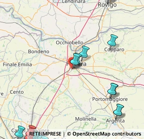 Mappa Via Gioacchino Rossini, 44124 Ferrara FE, Italia (28.639)