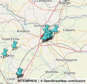 Mappa Via Gioacchino Rossini, 44124 Ferrara FE, Italia (14.26133)