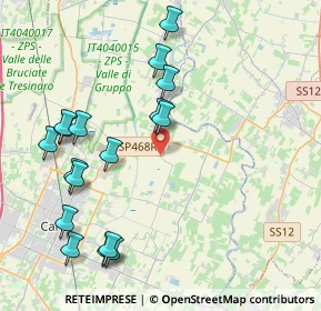 Mappa Via Lame, 41016 Novi di Modena MO, Italia (4.60765)