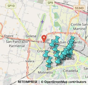 Mappa Parma, 43126 Parma PR, Italia (2.0955)