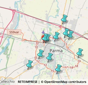 Mappa Parma, 43126 Parma PR, Italia (3.67364)