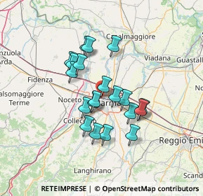 Mappa Parma, 43126 Parma PR, Italia (10.884)