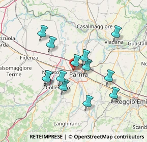Mappa Parma, 43126 Parma PR, Italia (12.8)