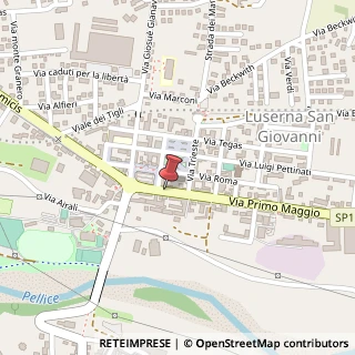 Mappa Via I Maggio, 13, 10062 Luserna San Giovanni, Torino (Piemonte)