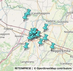 Mappa SS62, 43122 Parma PR, Italia (8.696)