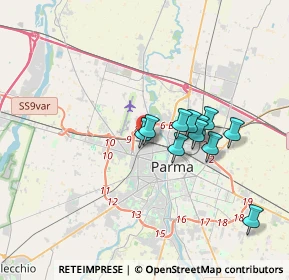 Mappa Strada dei Mercati, 43126 Parma PR, Italia (2.82727)