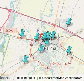 Mappa Strada dei Mercati, 43126 Parma PR, Italia (2.53583)