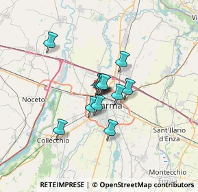 Mappa Strada dei Mercati, 43126 Parma PR, Italia (3.9675)