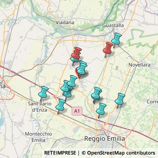 Mappa Via Rimembranze, 42024 Castelnovo di Sotto RE, Italia (6.06933)