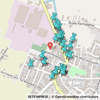 Mappa Via Rimembranze, 42024 Castelnovo di Sotto RE, Italia (0.21379)