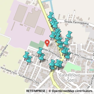 Mappa Via Rimembranze, 42024 Castelnovo di Sotto RE, Italia (0.21821)