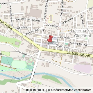 Mappa Via Ribet, 1, 10062 Luserna San Giovanni, Torino (Piemonte)