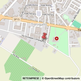 Mappa Via G. Verdi, 13, 44039 Tresigallo, Ferrara (Emilia Romagna)