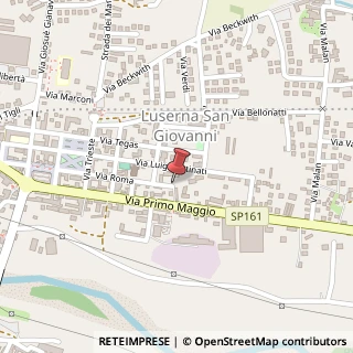 Mappa Via I° Maggio, 45, 10062 Luserna San Giovanni, Torino (Piemonte)