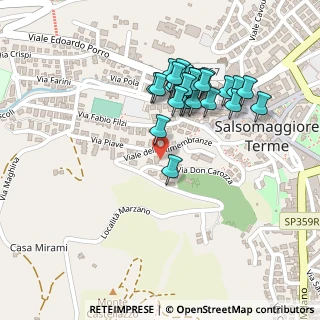 Mappa Viale Rimembranze, 43039 Salsomaggiore Terme PR, Italia (0.20357)