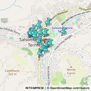 Mappa Piazza del Popolo, 43039 Salsomaggiore Terme PR, Italia (0.304)