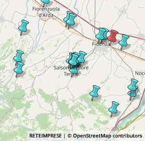 Mappa Piazza del Popolo, 43039 Salsomaggiore Terme PR, Italia (8.1125)