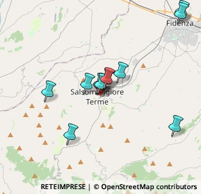 Mappa Piazza del Popolo, 43039 Salsomaggiore Terme PR, Italia (3.09667)