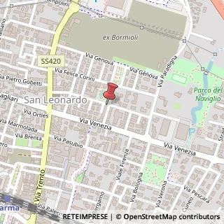 Mappa Via M. Valenti, 6, 43122 Parma, Parma (Emilia Romagna)