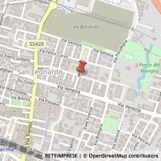 Mappa Via Michele Valenti, 5, 43122 Parma, Parma (Emilia Romagna)