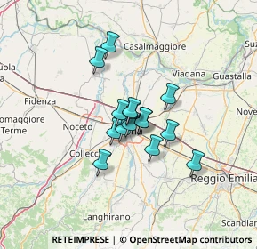 Mappa Via M. Valenti, 43122 Parma PR, Italia (8.254)