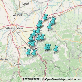 Mappa Via della Costa, 15051 Carezzano AL, Italia (10.9215)