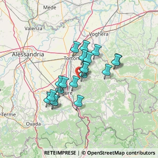 Mappa Via della Costa, 15051 Carezzano AL, Italia (10.841)