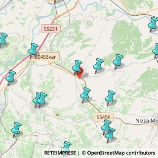 Mappa Via Becchera, 14048 Montegrosso D'asti AT, Italia (6.7505)
