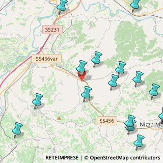 Mappa Via Becchera, 14048 Montegrosso D'asti AT, Italia (6.937)