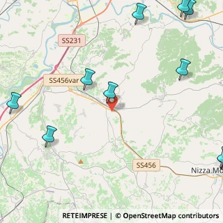 Mappa Via Becchera, 14048 Montegrosso D'asti AT, Italia (8.164)