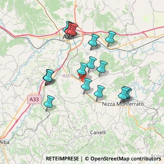 Mappa Via Becchera, 14048 Montegrosso D'asti AT, Italia (7.4)