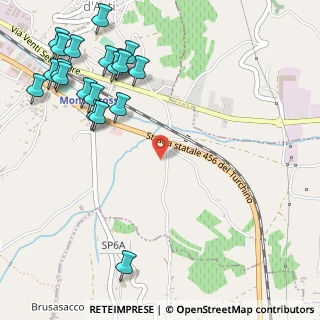 Mappa Via Becchera, 14048 Montegrosso D'asti AT, Italia (0.722)
