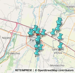 Mappa Via Guastalla, 43122 Parma PR, Italia (5.50882)