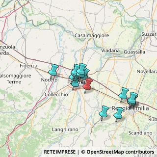 Mappa Via Guastalla, 43122 Parma PR, Italia (12.46533)