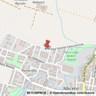 Mappa PIAZZA CALIPARI, SNC, 43015 Noceto, Parma (Emilia Romagna)
