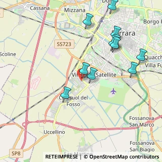 Mappa Via Tommaso Albinoni, 44124 Ferrara FE, Italia (2.19909)
