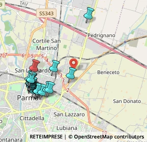 Mappa Parma, 43122 Parma PR, Italia (2.35)