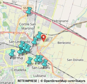 Mappa Parma, 43122 Parma PR, Italia (2.15692)