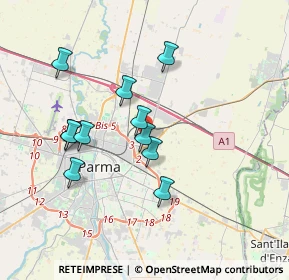 Mappa Parma, 43122 Parma PR, Italia (3.22818)