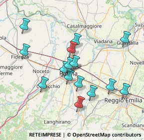 Mappa Via Ferdinando Magellano, 43122 Parma PR, Italia (13.85533)