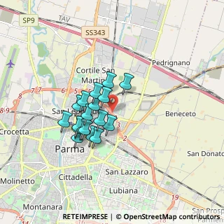 Mappa Via Ferdinando Magellano, 43122 Parma PR, Italia (1.31111)