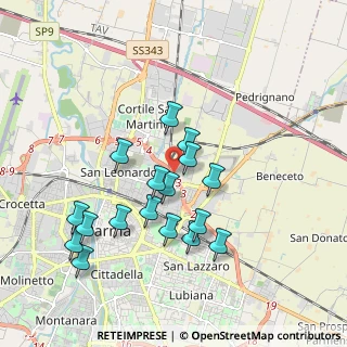 Mappa Via Ferdinando Magellano, 43122 Parma PR, Italia (1.80882)