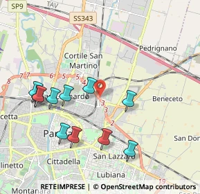 Mappa Via Ferdinando Magellano, 43122 Parma PR, Italia (2.06545)