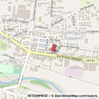 Mappa Via XXV Aprile, 1, 10062 Luserna San Giovanni, Torino (Piemonte)