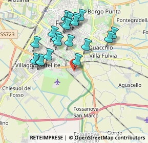 Mappa Via Renato Hirsch, 44124 Ferrara FE, Italia (1.892)