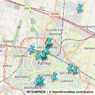 Mappa Via Imperia, 43122 Parma PR, Italia (2.206)