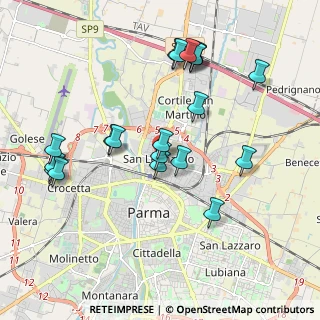 Mappa Via Imperia, 43122 Parma PR, Italia (2.0175)